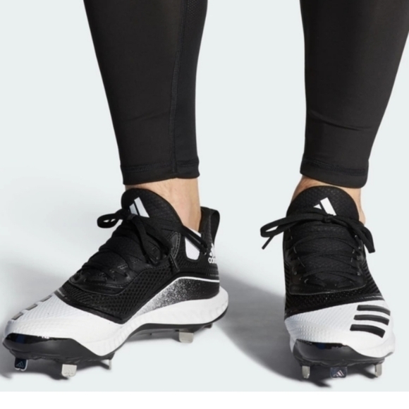 adidas Men's Icon V Bounce Metal Baseball Cleats